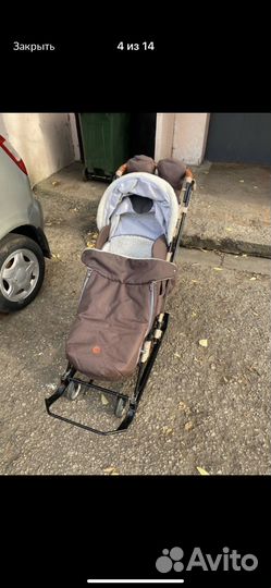 Санки коляска ника 7 8