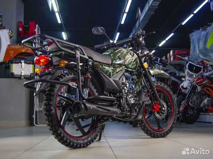 Мопед альфа rockot alpha offroad M 12 камуфляж