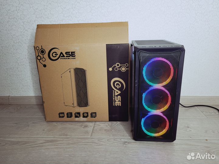 Мощный Intel 10/20 ядер+SSD m2 nvme+ rx570 8 gb