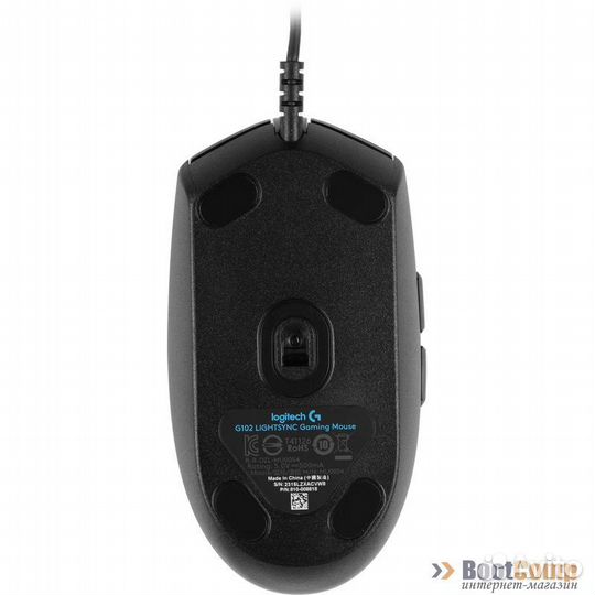 Игровая мышь Logitech G102 lightsync Black (910-00