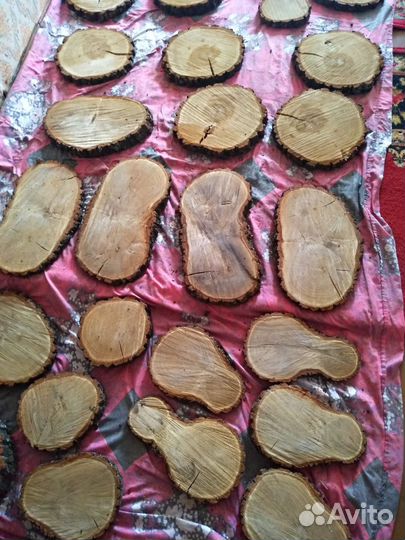 Спилы дубовые