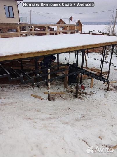 Винтовой фундамент