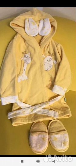 Детский махровый халат для девочки для мальчика