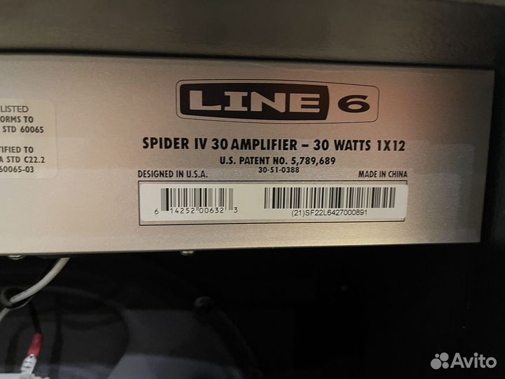 Гитарный комбоусилитель Line6 Spider IV 30