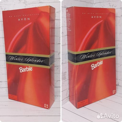 Winter Splendor barbie, Avon, 1998, China