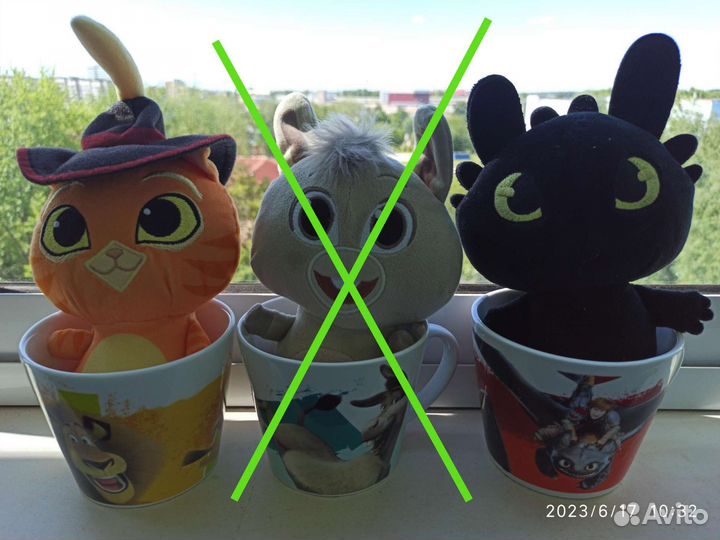 Игрушки в кружке из магнита