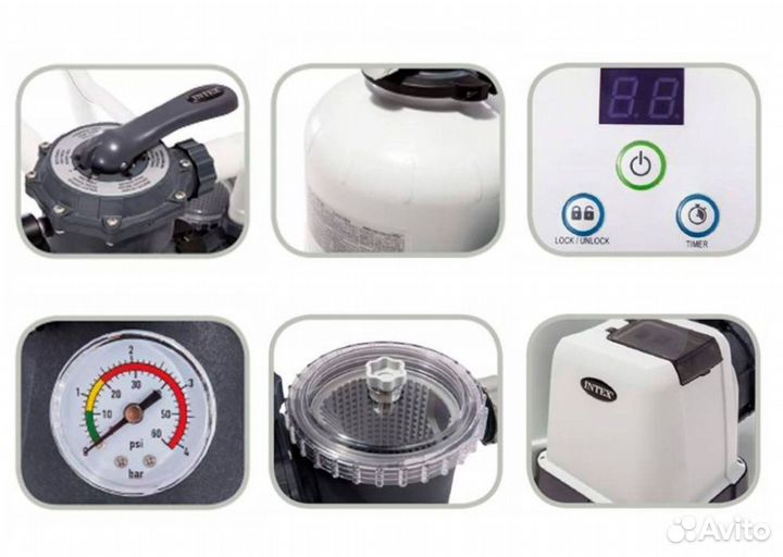 Песочный фильтр-насос Intex 26648