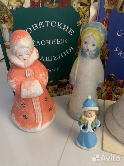 Елочные игрушки СССР снегурочка