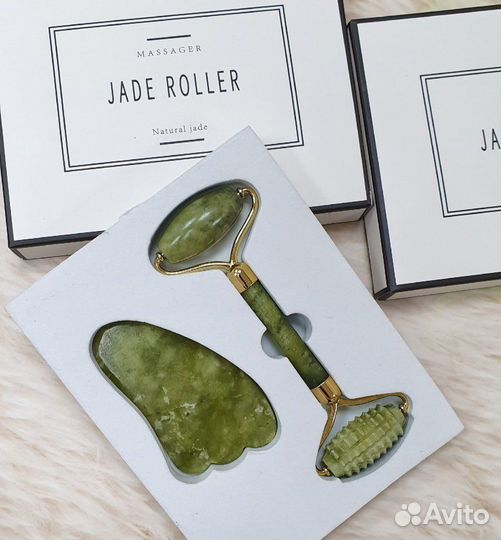 Набор роллер нефритовый