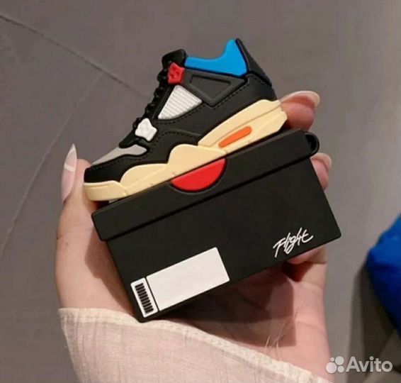 Чехол на Airpods pro Nike Jordan с карабином