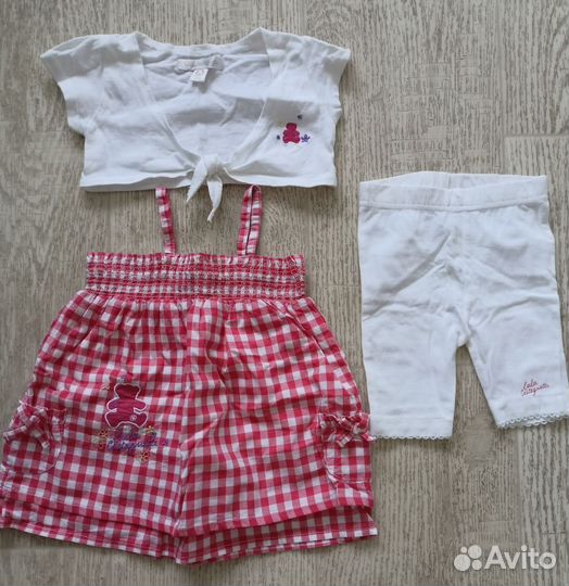 Вещи пакетом на девочку 68