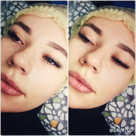 Наращивание ресниц, брови, маникюр (гель лак )