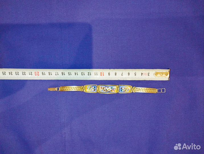 Браслет женский финифть Ростов винтаж СССР