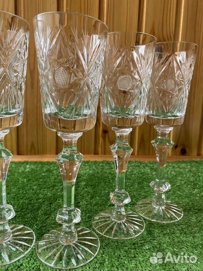 Хрустальные фужеры Кубки 20-й век