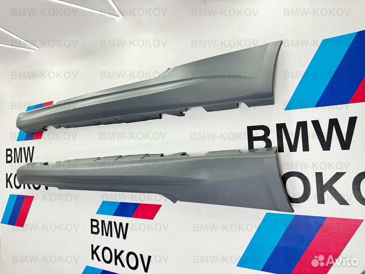 Пороги в стиле М3 Мтех Мпакет на BMW E92