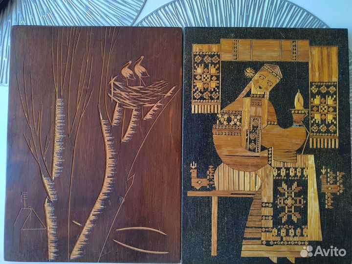 Деревянное панно СССР
