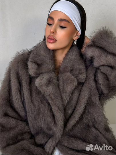Шубка из экомеха
