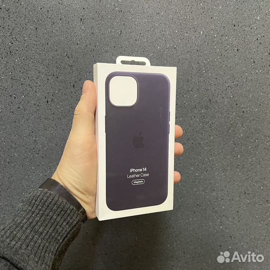 Чехол на iPhone 14, Кожа (Оригинал)