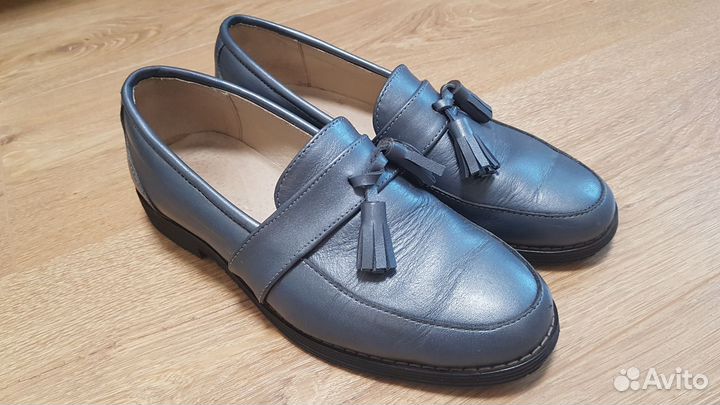 Туфли лоферы (натур. кожа)