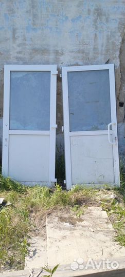 Пластиковые двери пвх бу