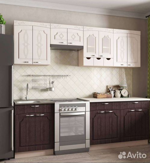 Кухонный гарнитур Легенда-4 (1,8)