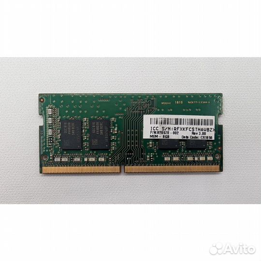 Модуль памяти M471A1K43BB1-CRC, Samsung, DDR4, 8Gb