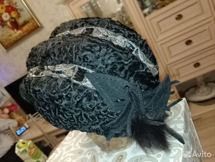 Шапка каракуль от Нины Морозовой