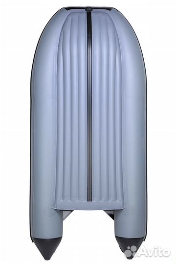 Лодка пвх Адмирал 320 нднд; серо-черная