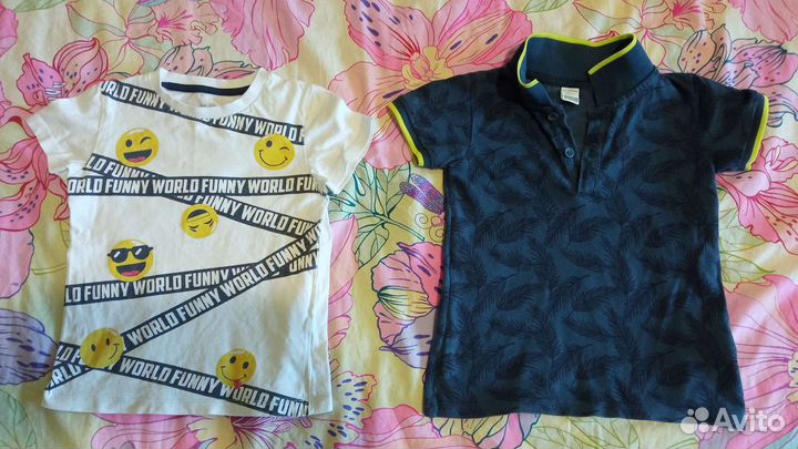 Поло,футболки,шорты 98,104.H&M,Acoola,Waikiki