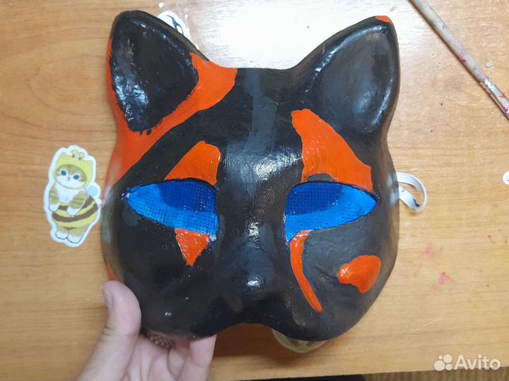 Маска для квадробики основа кота