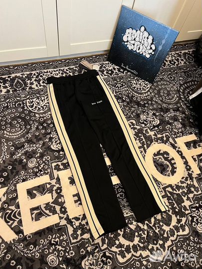 Palm Angels Black Track Pants