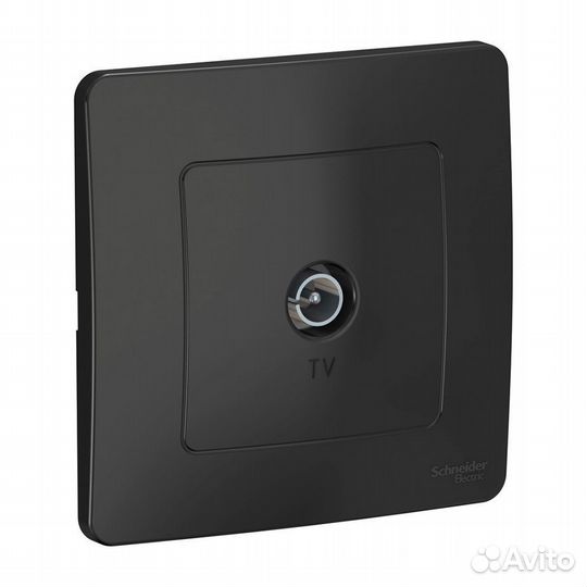 Розетка телевизионная с рамкой blnts000016 оконечн