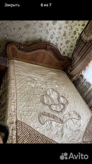 Шторы и покрывало бу