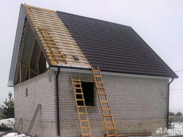 Крыша кровельные работы