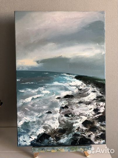Картина маслом Морская пена