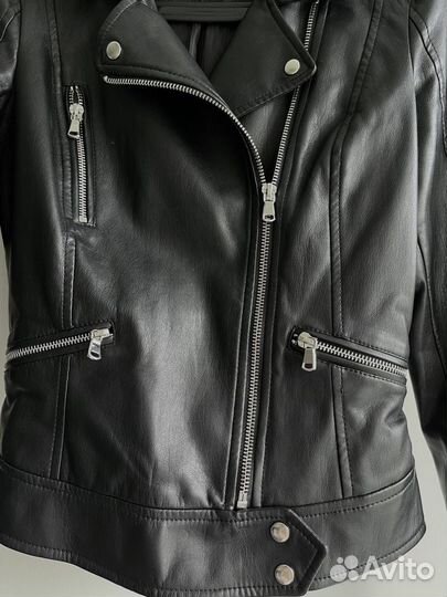 Куртка кожаная женская XS размер