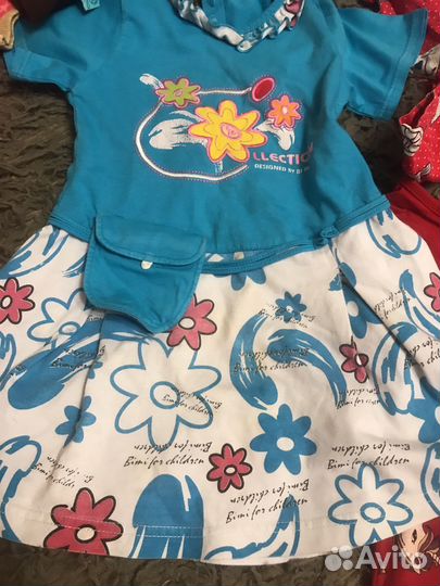 Детские вещи пакетом на девочку 98 104