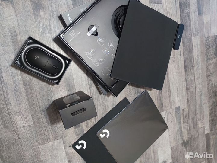 Комплект Logitech powerplay и pro wireless