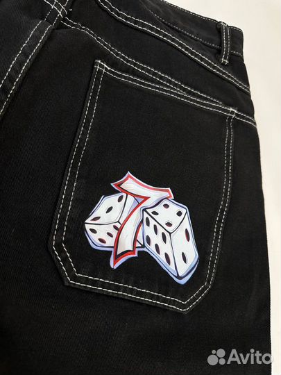 Джинсы Jnco широкие Sk8 opium y2k