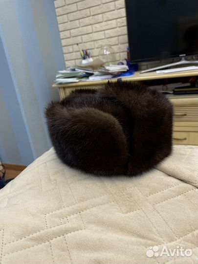 Шапка-ушанка мужская норка