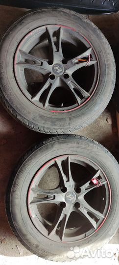 Литые диски r15 на kia rio и hyundai solaris бу