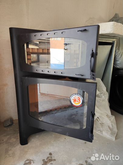 Печь-камин с духовкой и плитой рк179