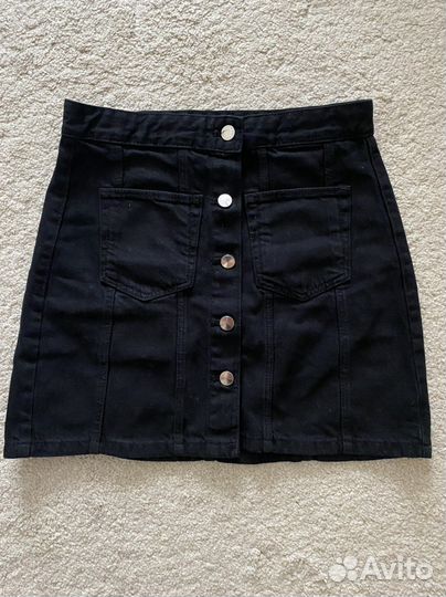 Шорты джинсовые, юбка кожаная, джинсовая