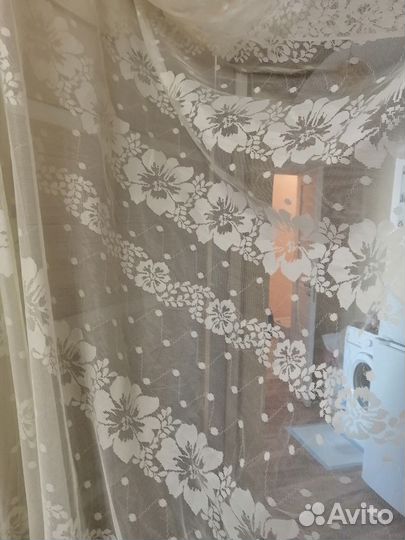 Тюль белая бу