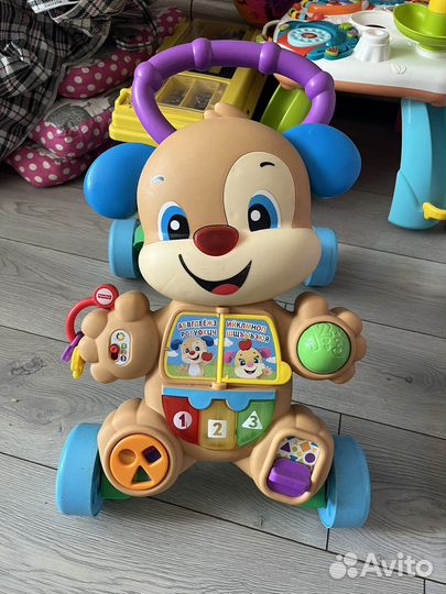 Развивающий автомобиль каталка ходунки