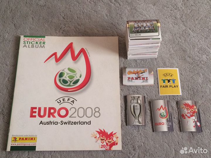 Panini чемпионат Европы 2008