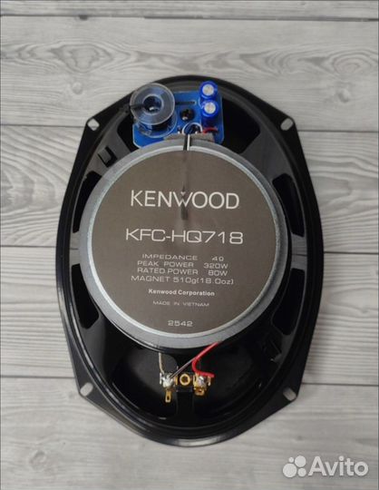 Колонки kenwood 718 новые 320w