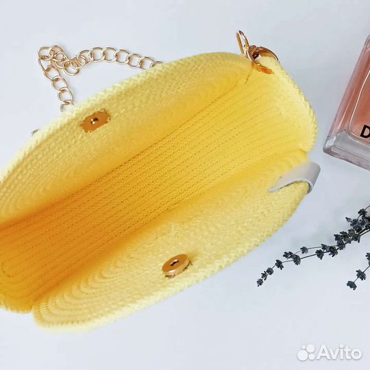 Сумка круглая на плечо