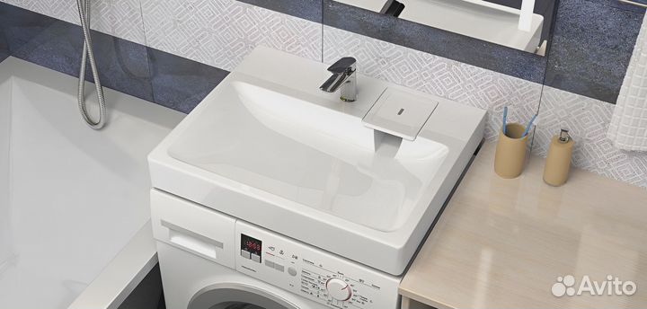 Умывальник над стиральной машиной(595*490х75) Стай