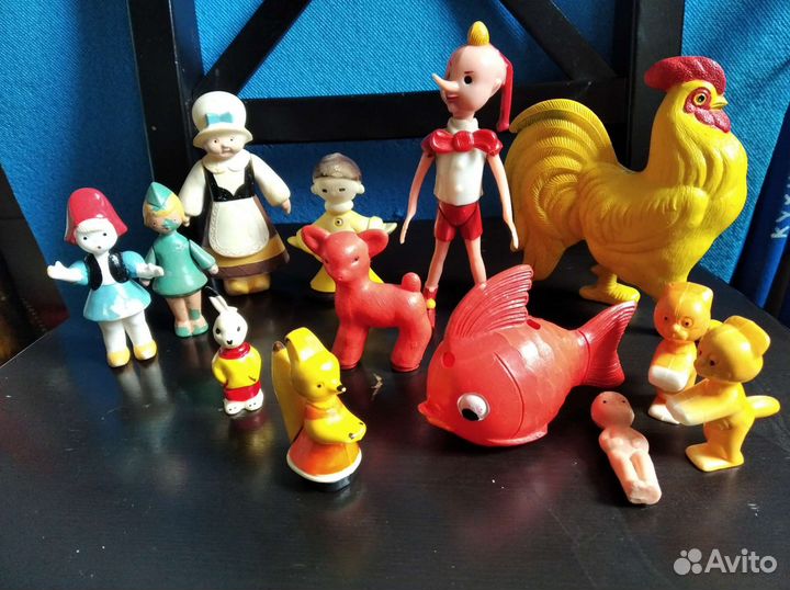 Игрушки СССР колкий пластик